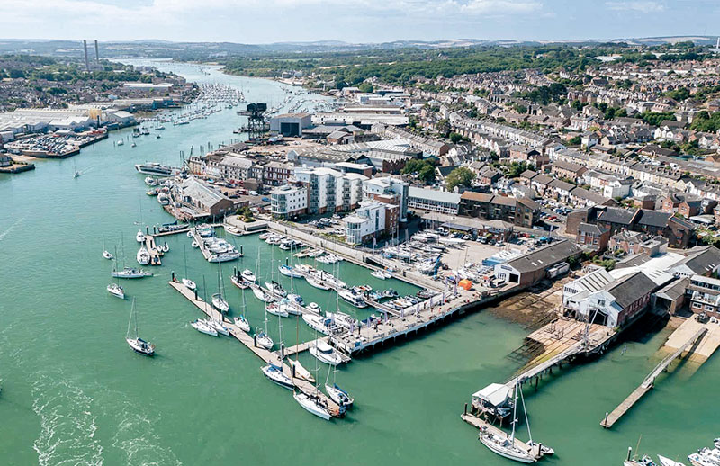 Time Expired Pyrotechnic (TEP) reception facility at Cowes Harbour Commission